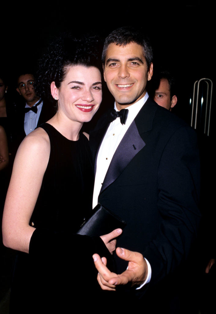 Margulies and Clooney at the golden globes