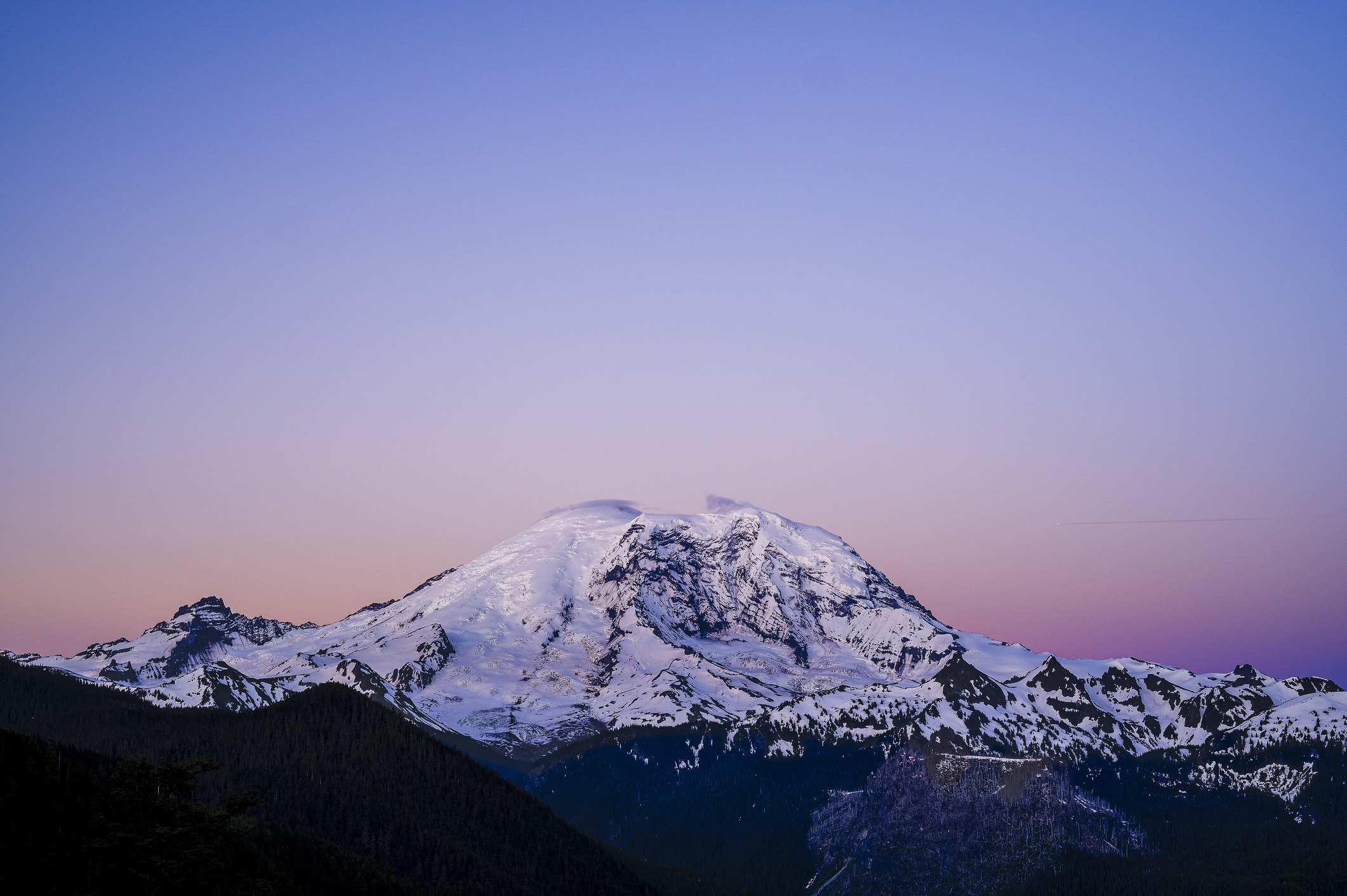 Mount Rainier at sunrise