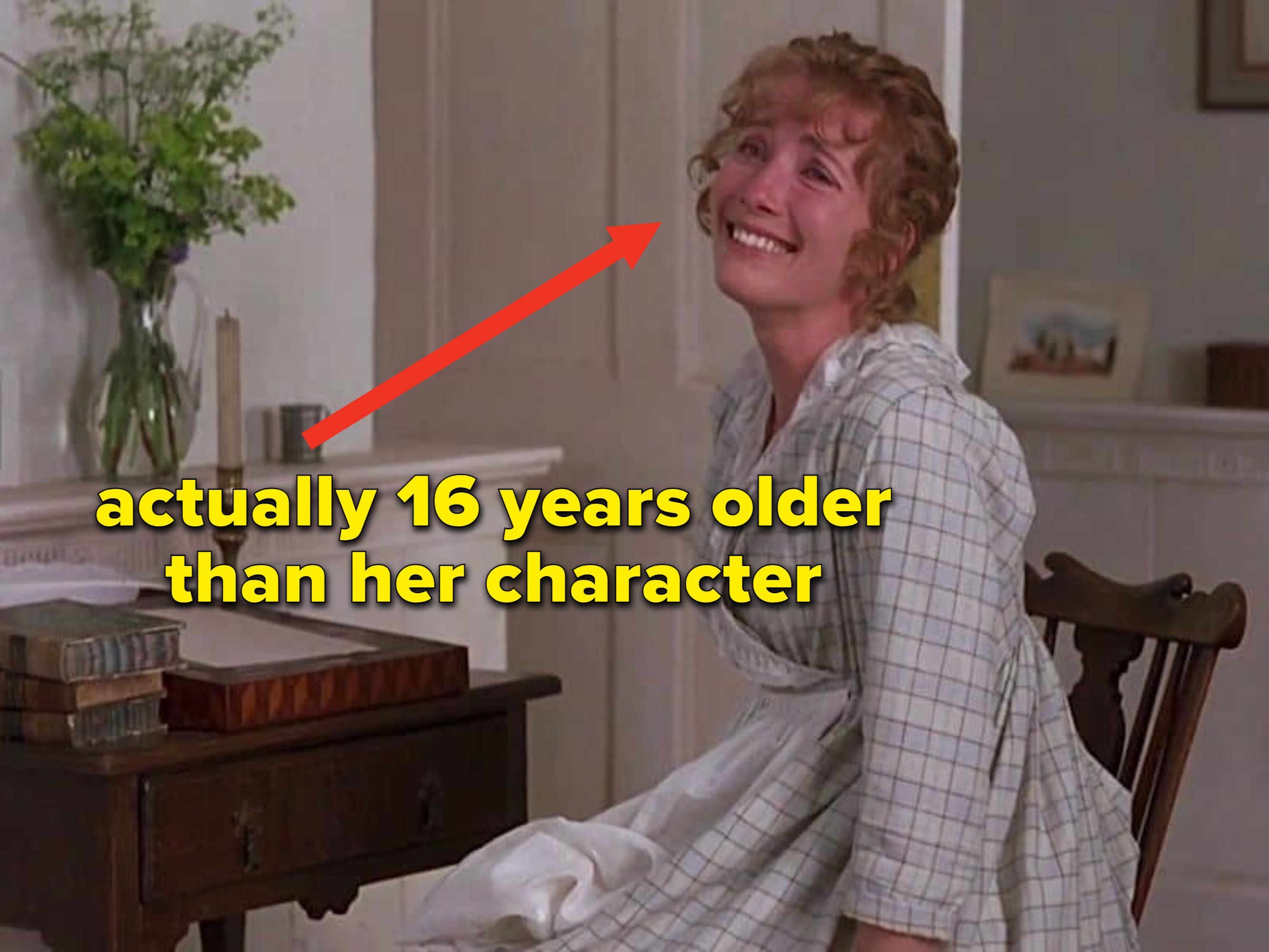 Emma Thompson 16 years older than her character IRL