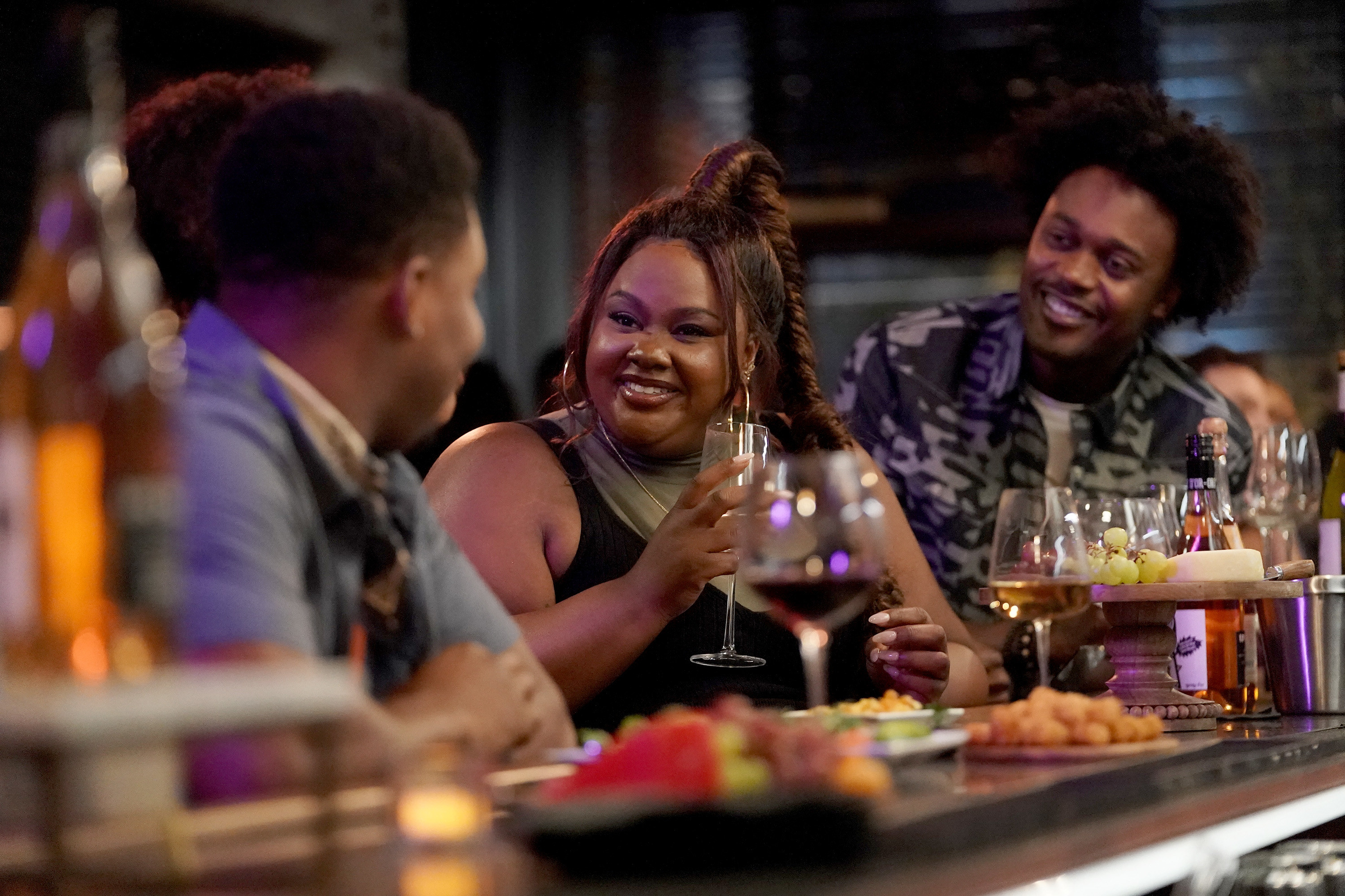 Nicole Byer and Echo Kellum portray Nicky and Noah in &quot;Grand Crew&quot;
