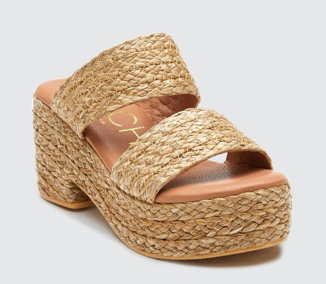 the natural braided heels