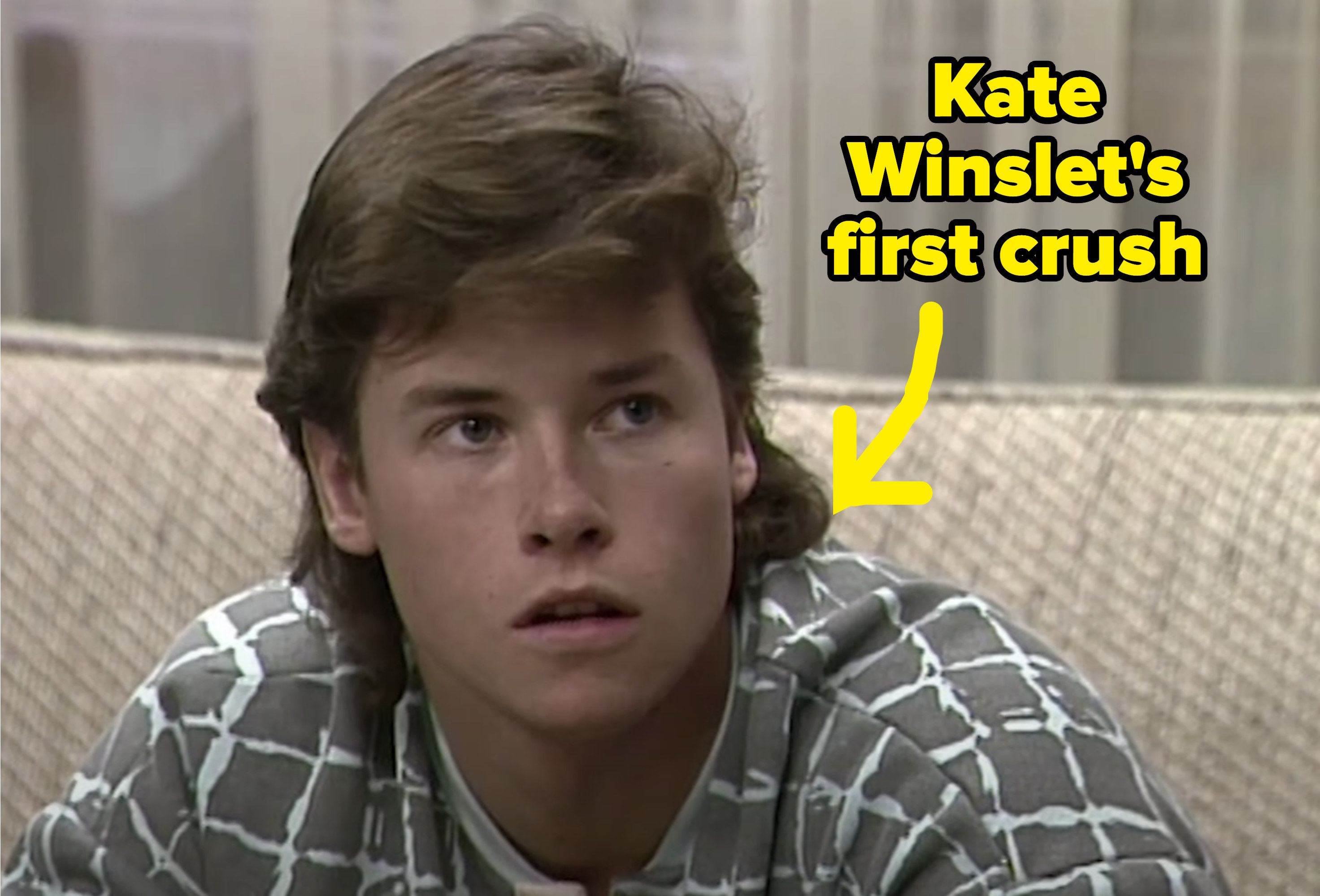 Pearce in Neighbours labeled &quot;Kate Winslet&#x27;s first crush&quot;