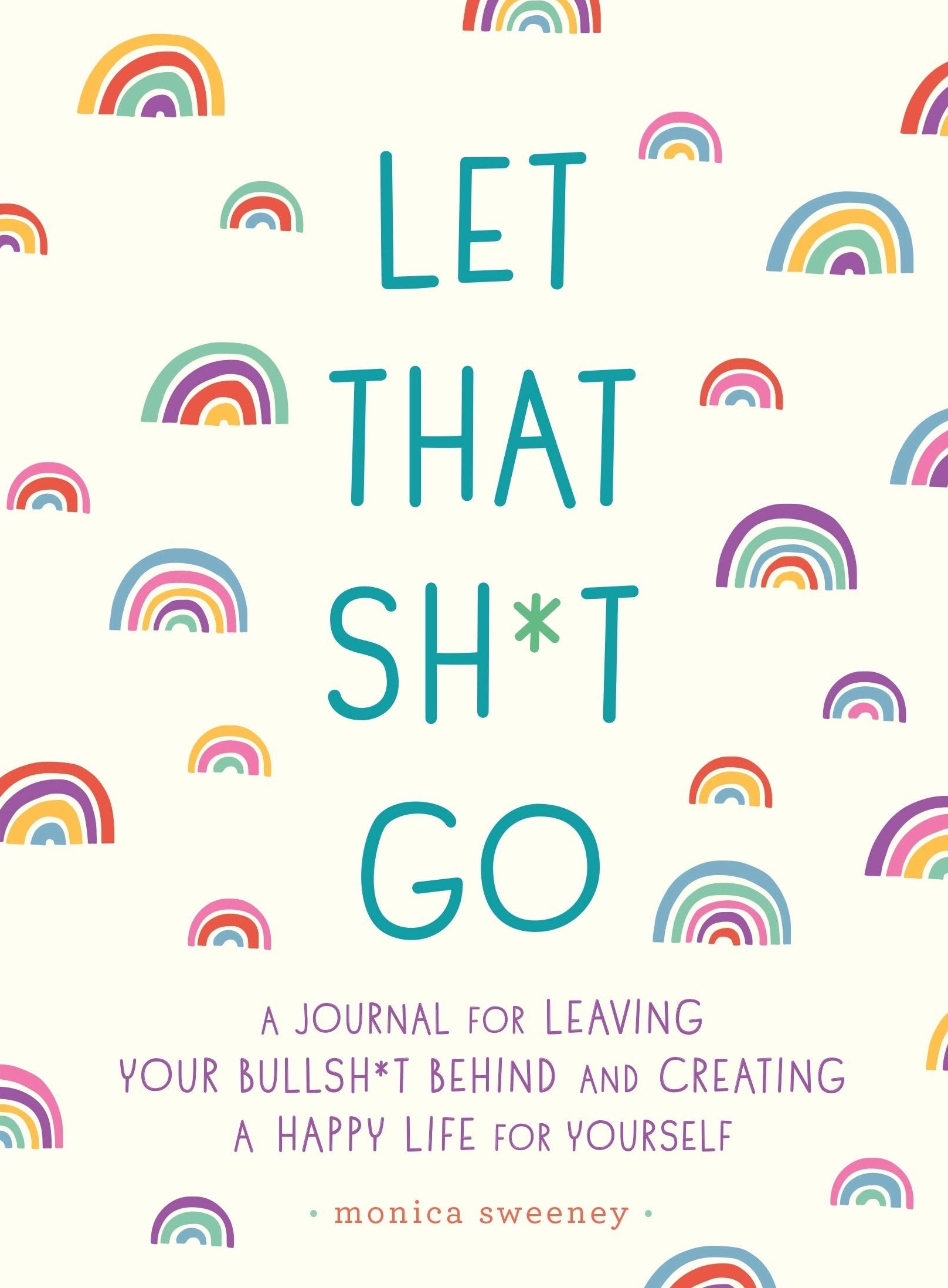The cover of the book with little rainbows all over it