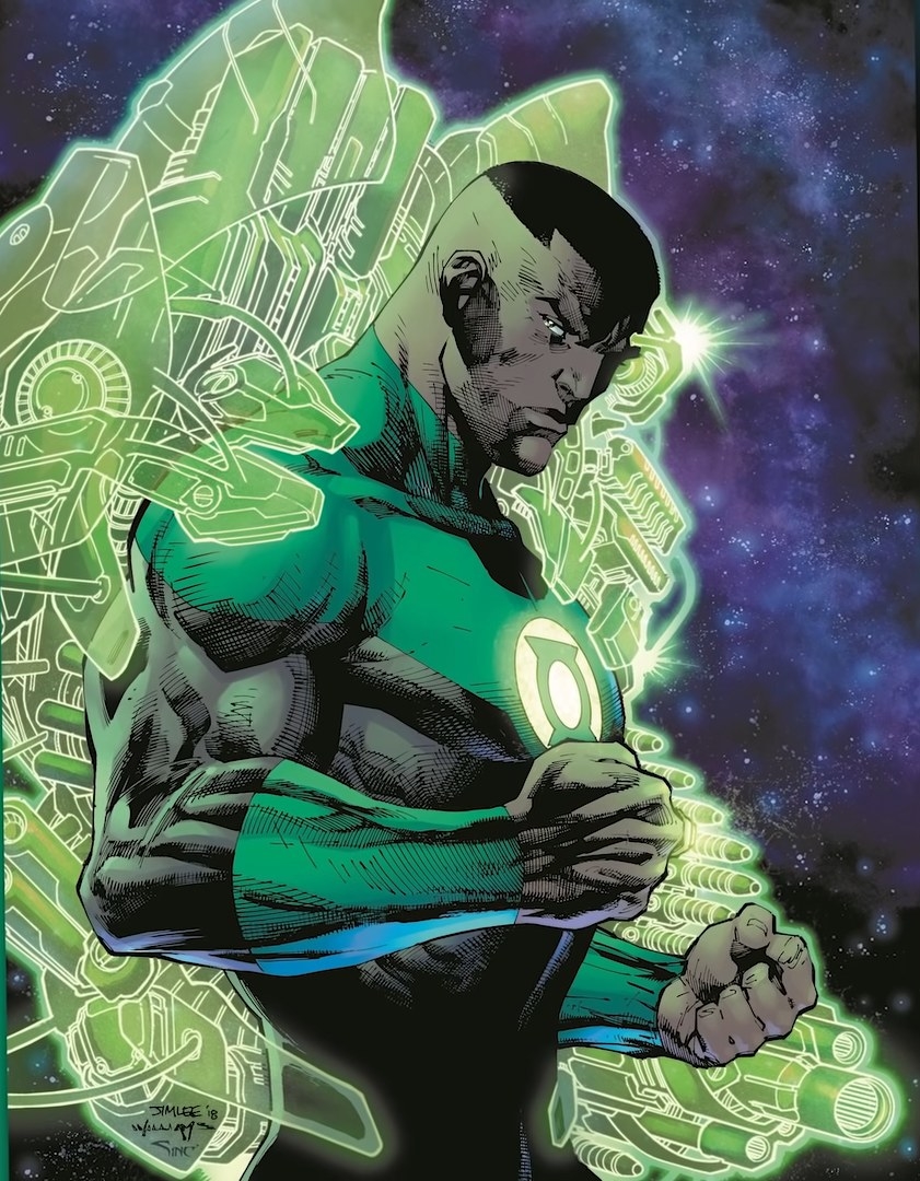 John Stewart using his powerful ring