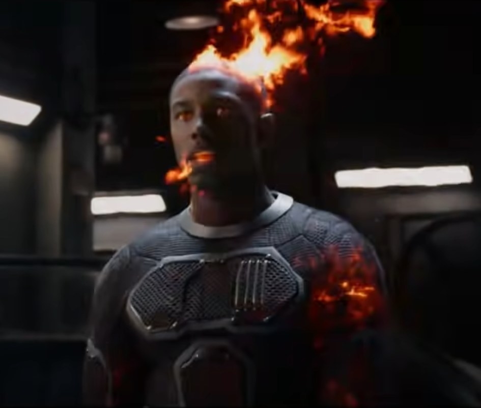 Michael B. Jordan as the Human Torch