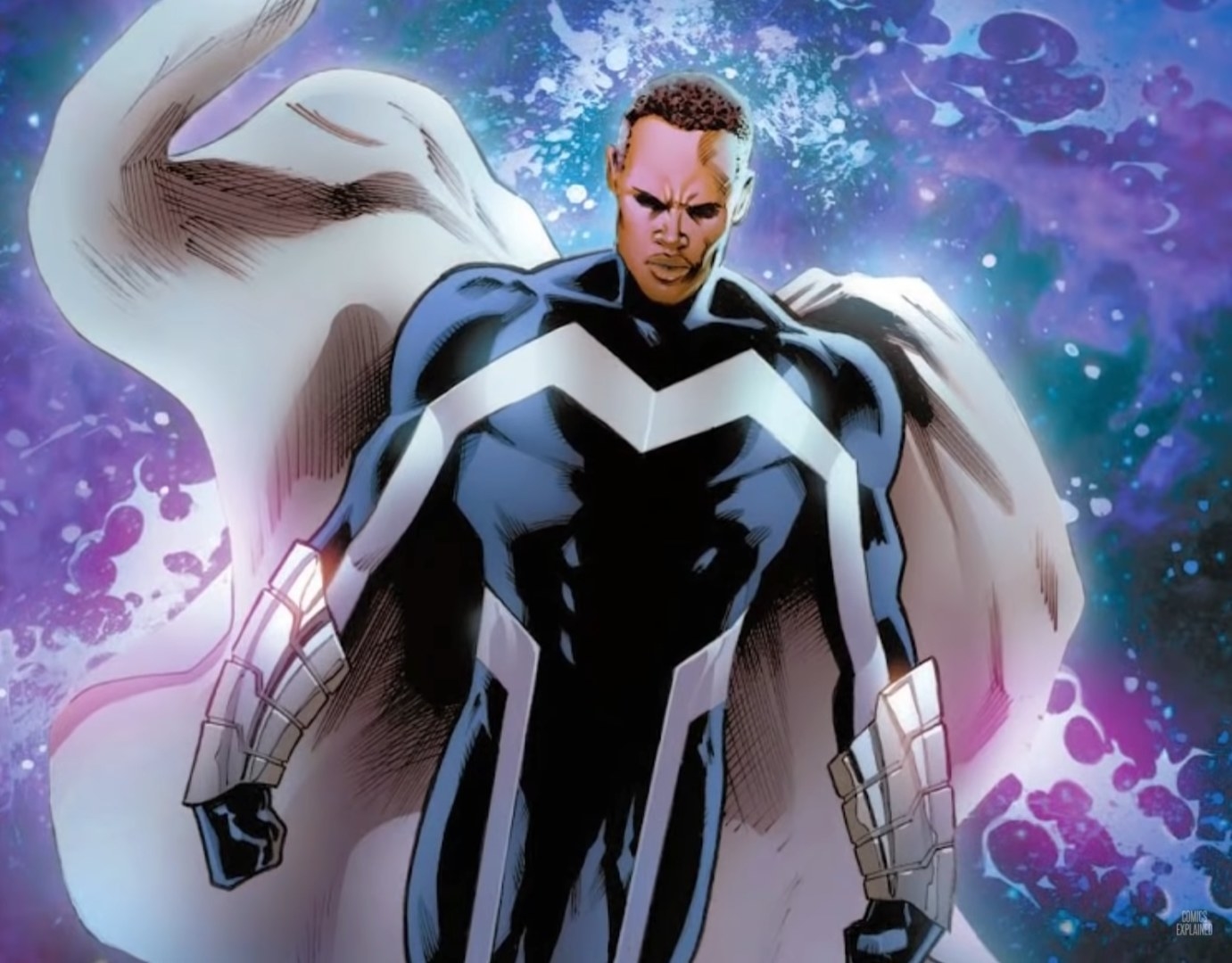 Blue Marvel in space