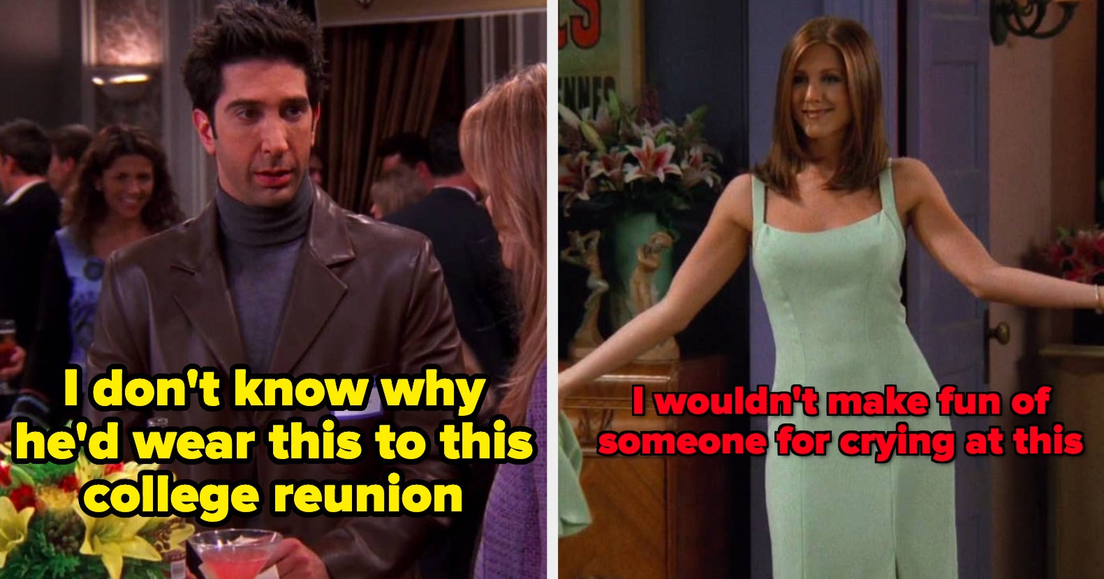 21 Outfits From "Friends," Ranked From Very Bad To So, So, So Good