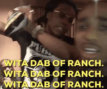 Two Men Say Wita Dab of Ranch While Looking At The Camera