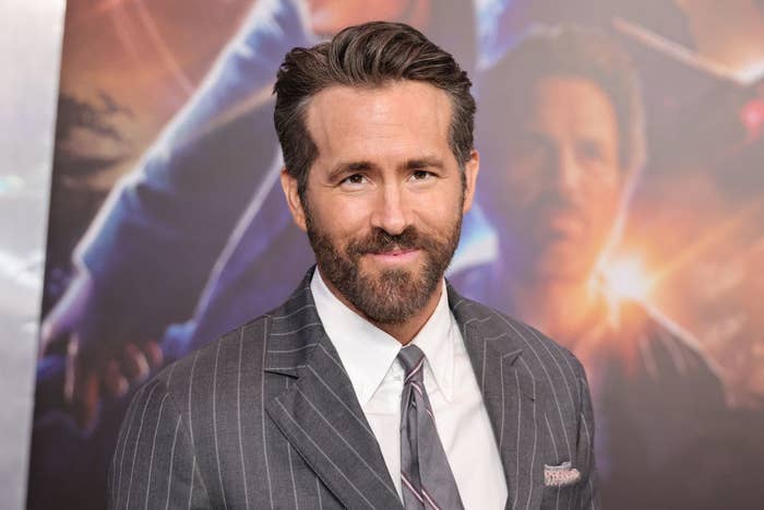 Ryan Reynolds smiling