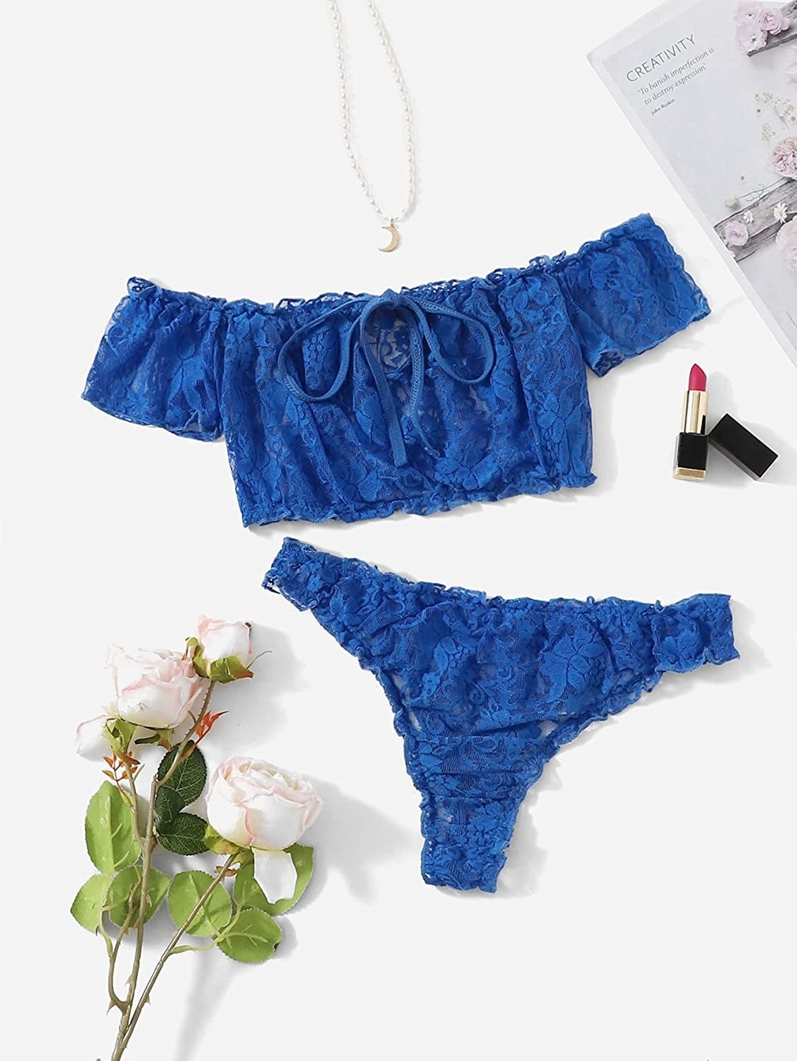 Stretch Rose Lace Floral Thong Panty Underwear Lingerie Boudoir Boyshorts M-6XL 