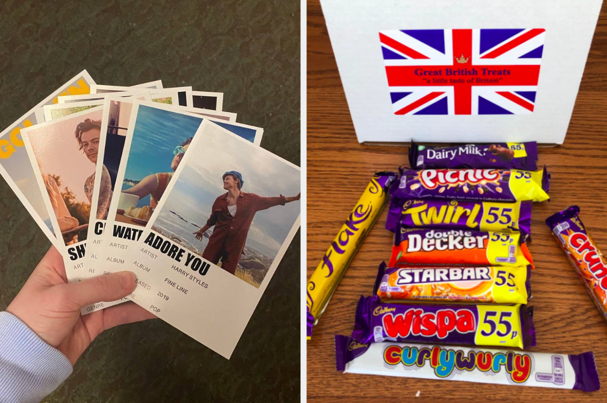 harry styles cards and chocolate bars 