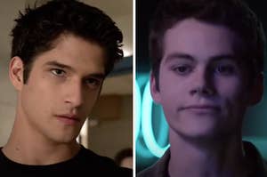 Scott and Stiles face each other in a thumbnail
