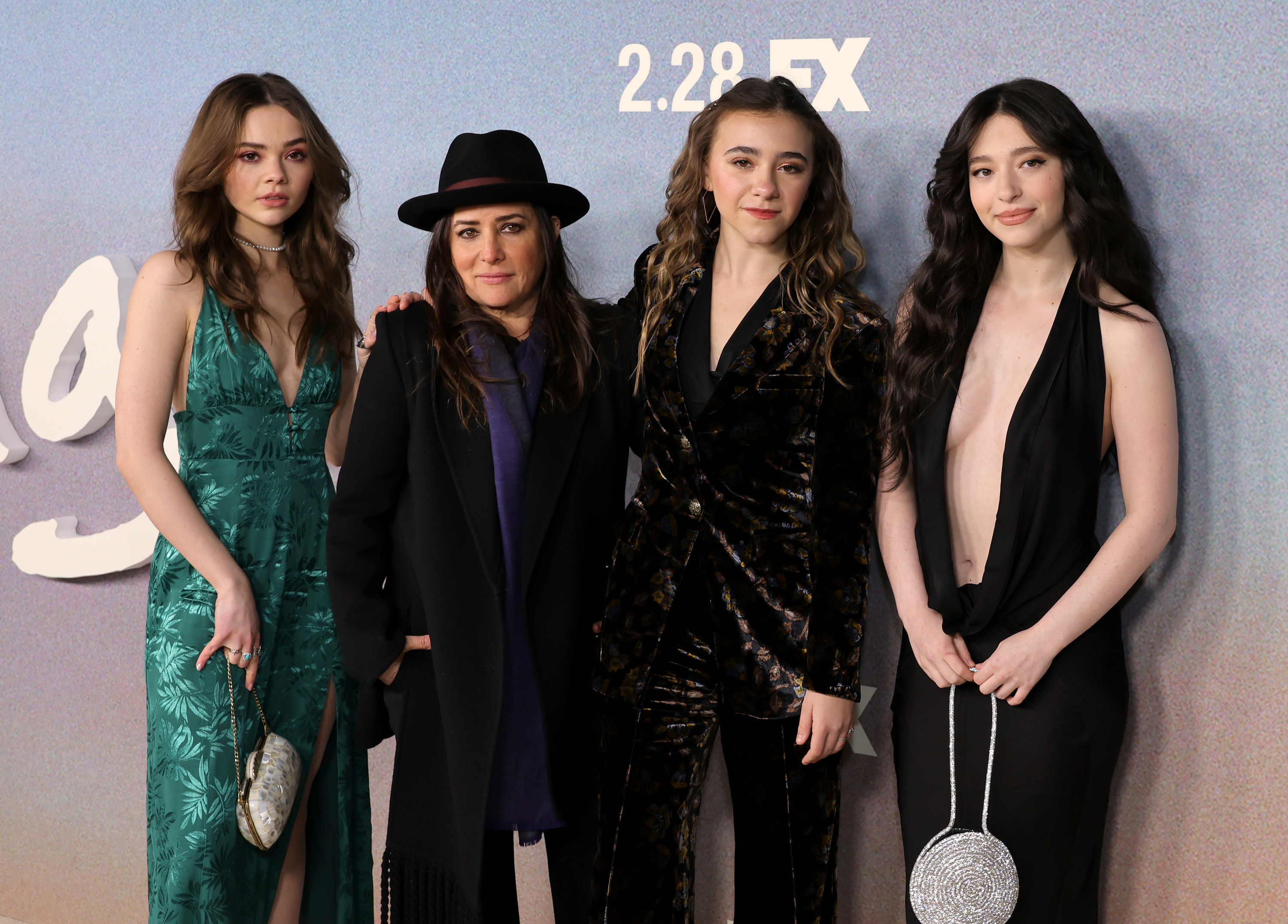 Hannah Riley, Pamela Adlon, Olivia Edward, and Mikey Madison attend the fifth and final season celebration of FX&#x27;s &quot;Better Things&quot;