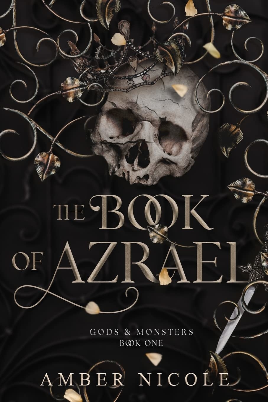 The Book of Azrael cover. Book by Amber Nicole.