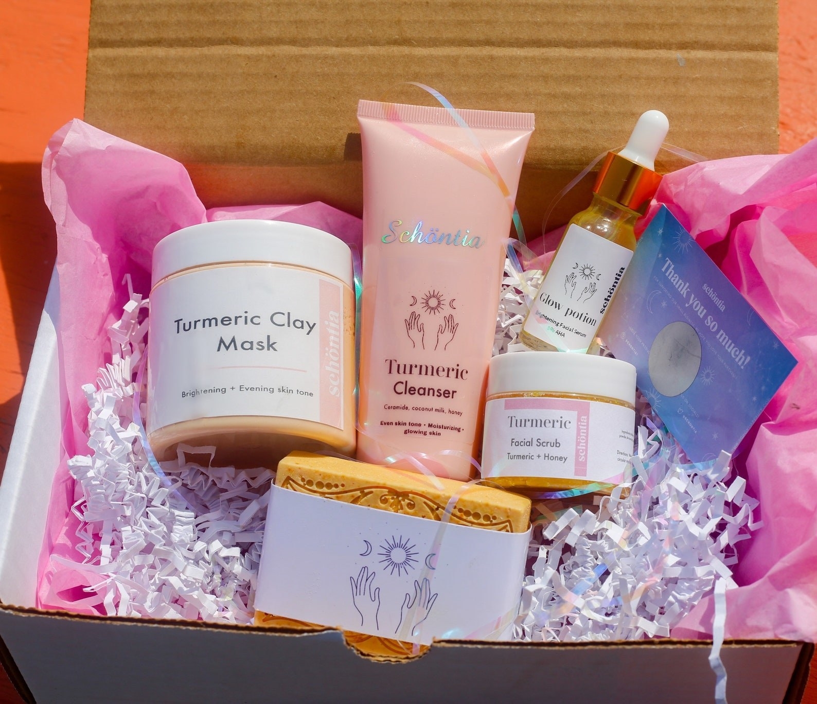 Body care bundle in box