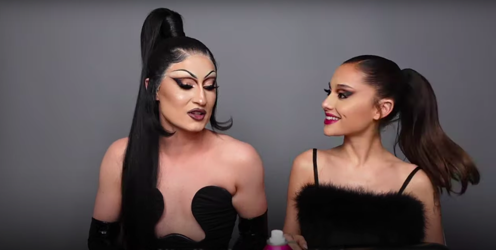 RuPaul's Gottmik Does Ariana Grande Makeup With REM