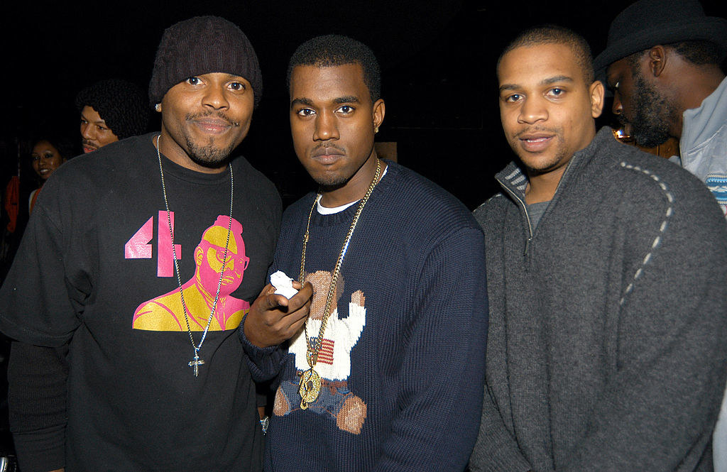 Director Coodie, Kanye West, and co-director Chike