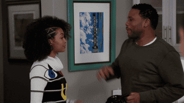 Zoey and Dre high-fiving on &quot;Black-Ish&quot;