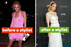 Paris Hilton was a Y2K icon without a stylist, but with one, she dresses like an ethereal being