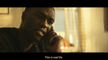 Will, on the phone, says, &quot;This is real life&quot;