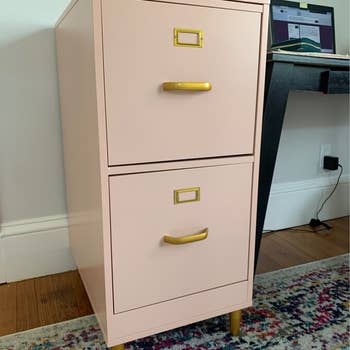 the cabinet in blush