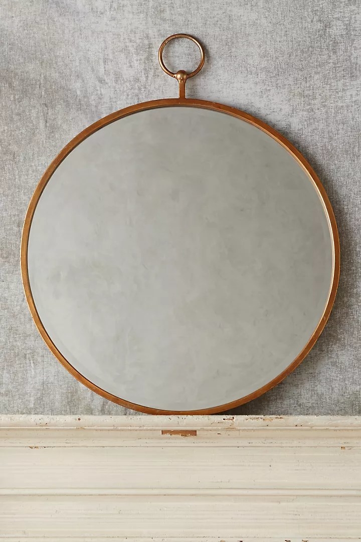 The mirror in the color Bronze