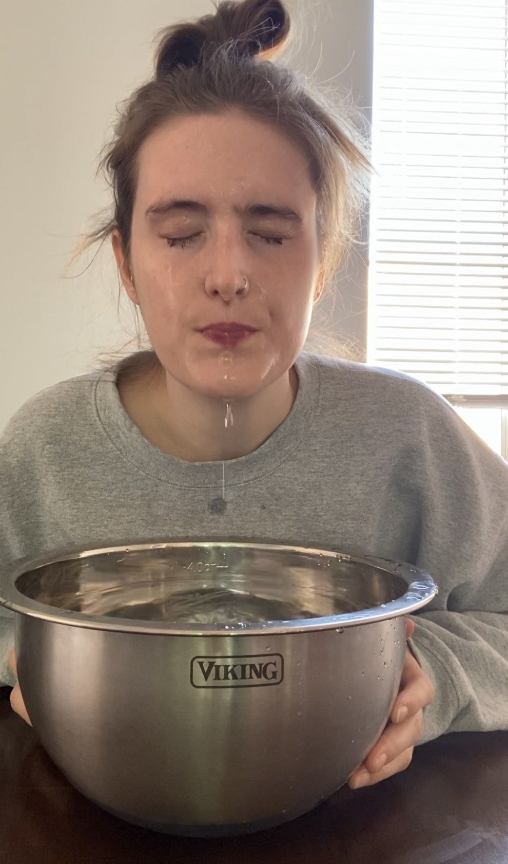 TikTok Therapist Dunking Face In Water For Anxiety