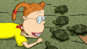 Eliza Thornberry sushing turtles