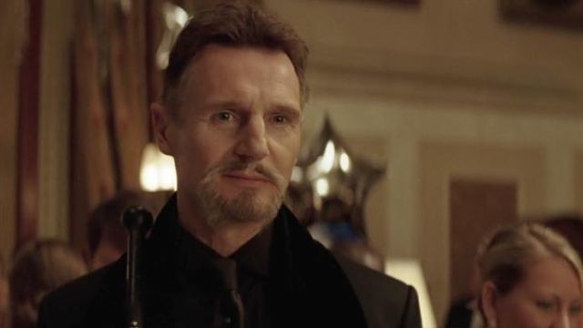 Liam Neeson as Ra&#x27;s al Ghul looking like he knows something you don&#x27;t