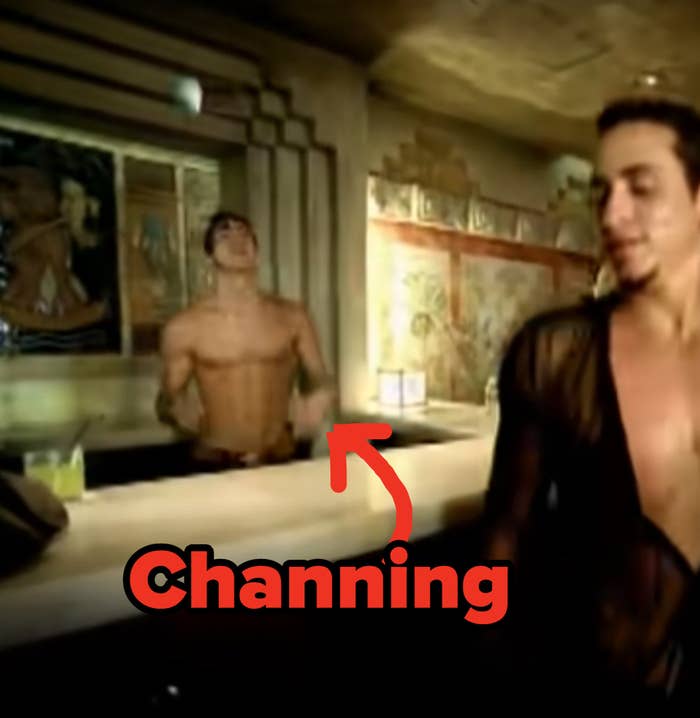 Channing Tatum plays a bartender in the &quot;She Bangs&quot; music video