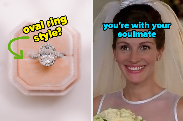 oval ring with soulmate