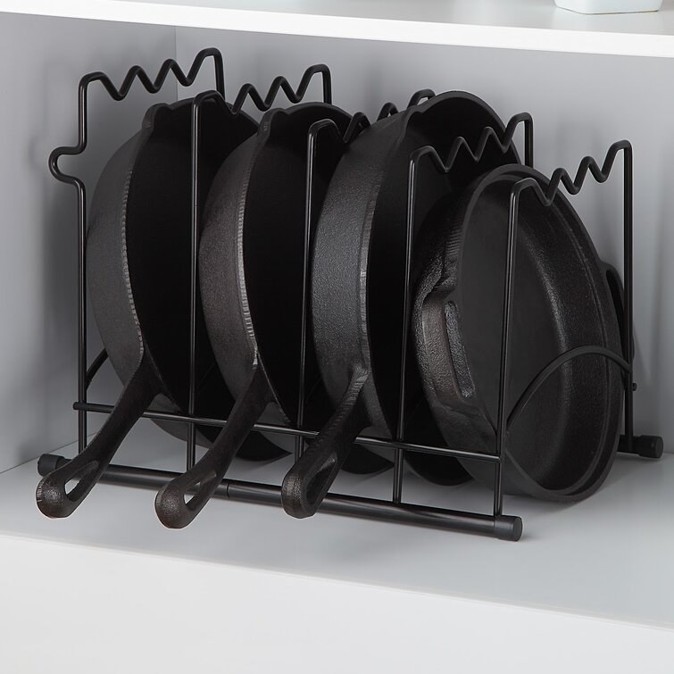 the pan divider in a cabinet