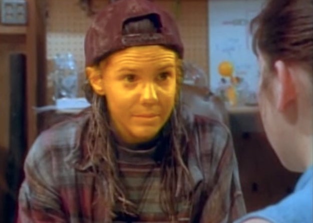 Alex Mack with a gold glowing face
