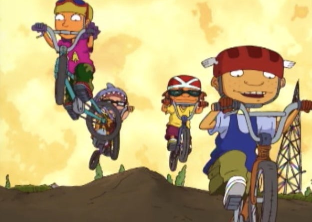 Reggie, Squid, Otto, and Twister on Rocket Power