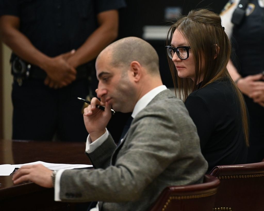 A man and a woman in court