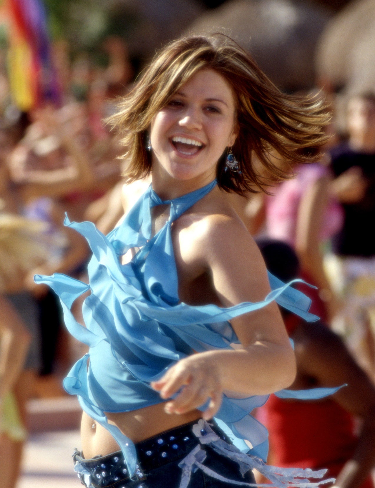 Kelly Clarkson dancing in a scene from &quot;From Justin to Kelly&quot;