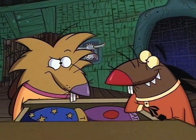Norbert and Daggett on The Angry Beavers