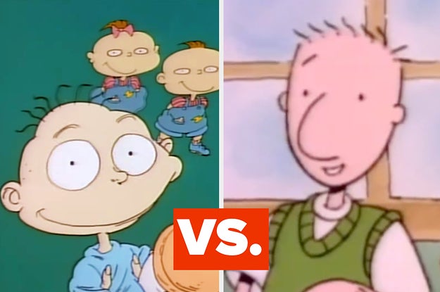 Tommy Pickles from Rugrats and Doug Funnie from Doug