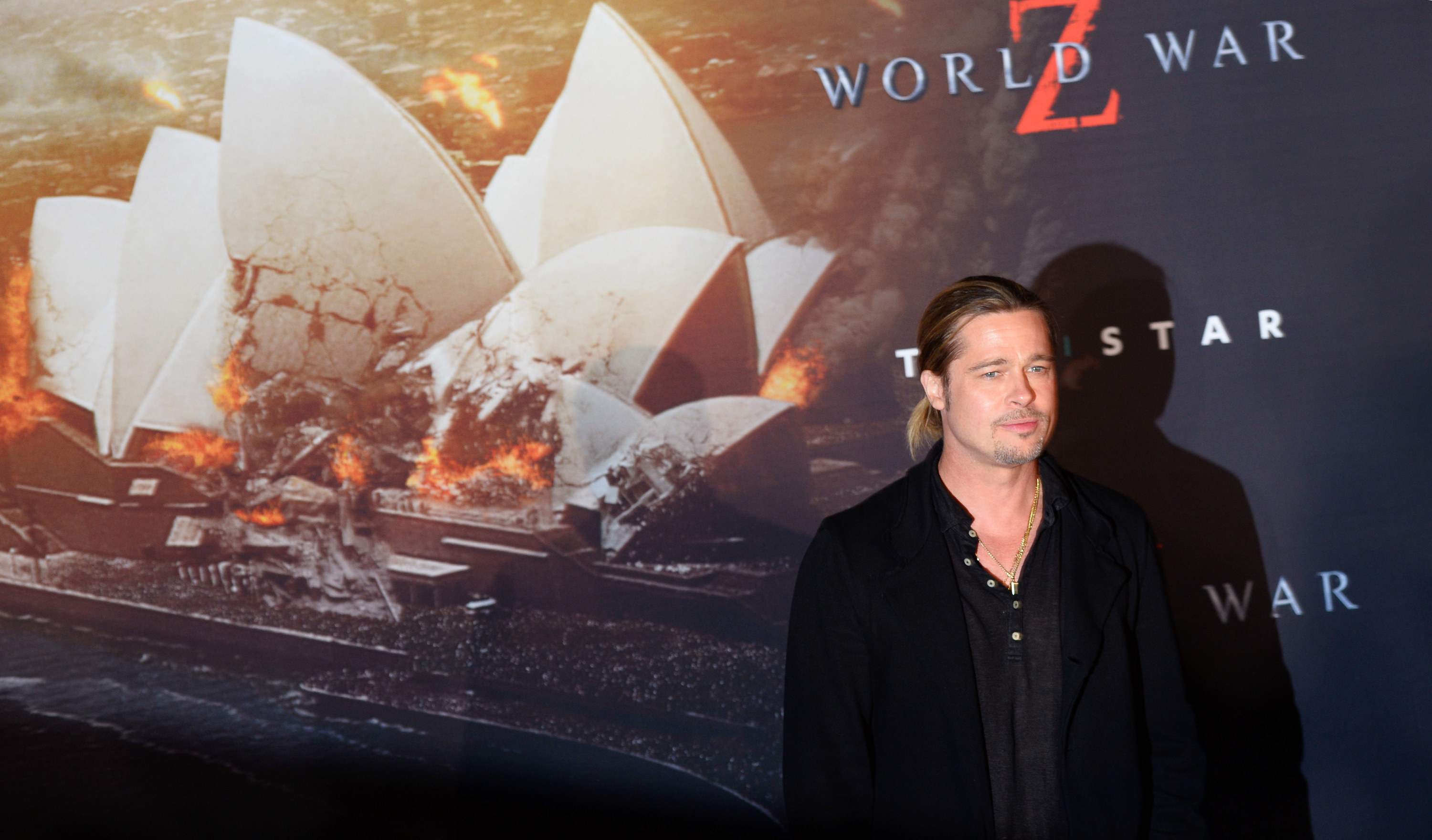 Brad Pitt at the Australian premiere of &quot;World War Z&quot;