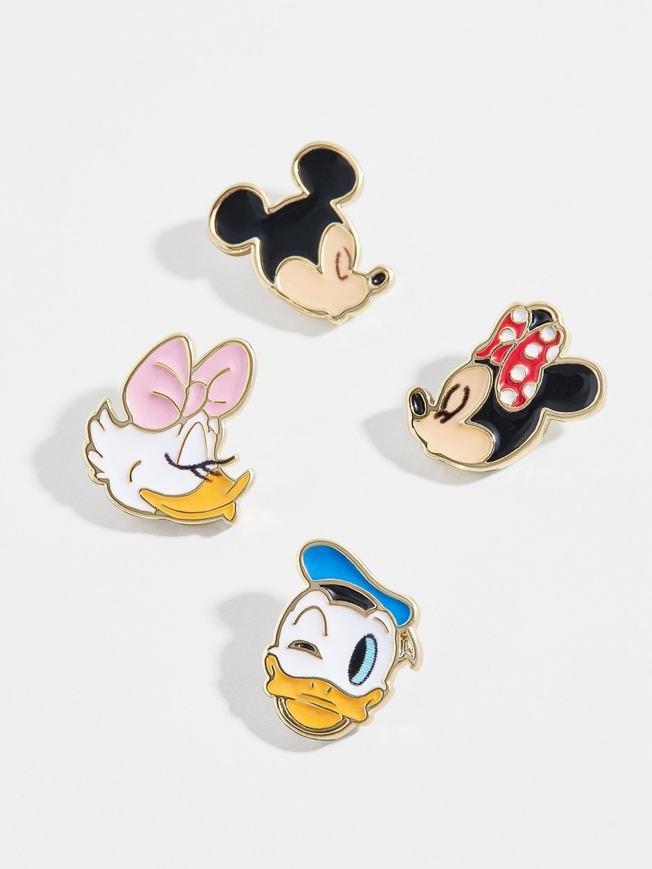 the four different Disney earrings