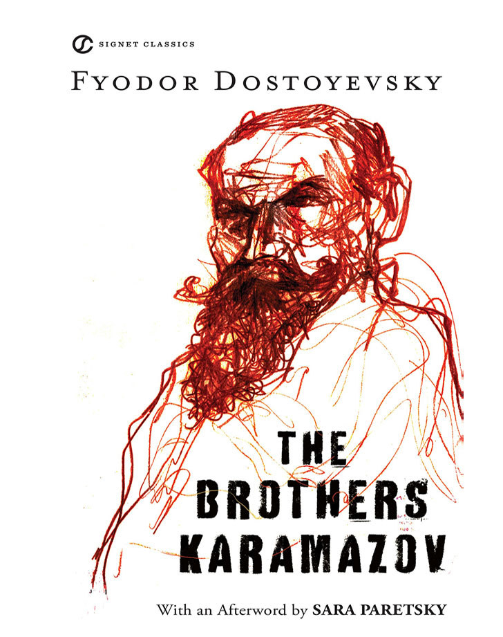 The cover of &quot;The Brothers Karamazov&quot; by Fyodor Dostoevsky.