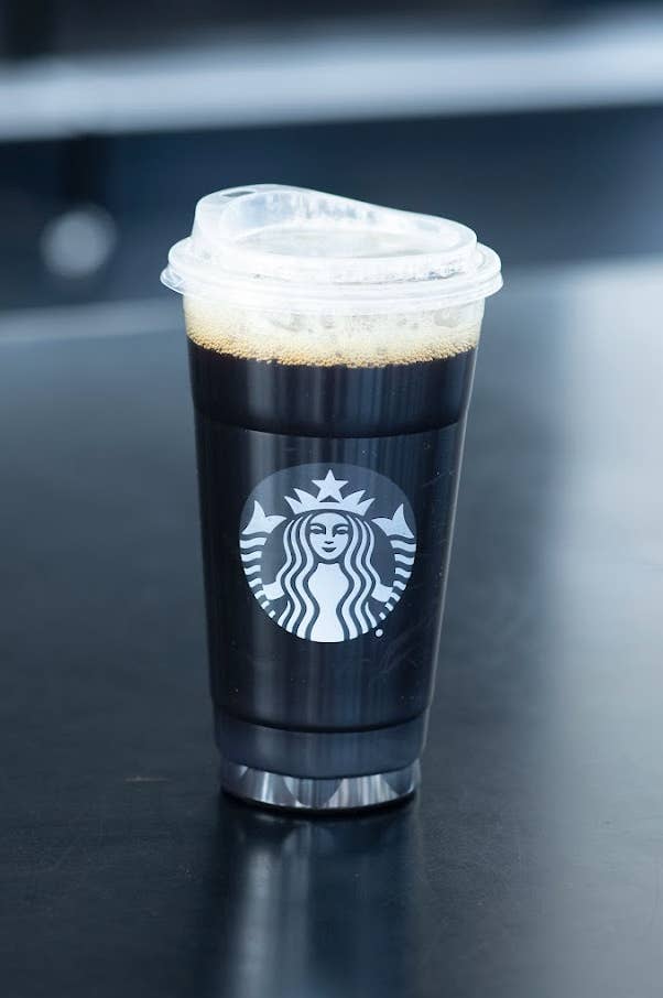 black coffee starbucks