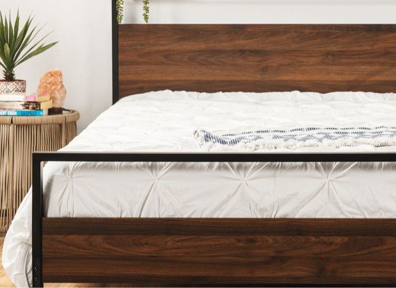 An image of a minimalist-style bed frame