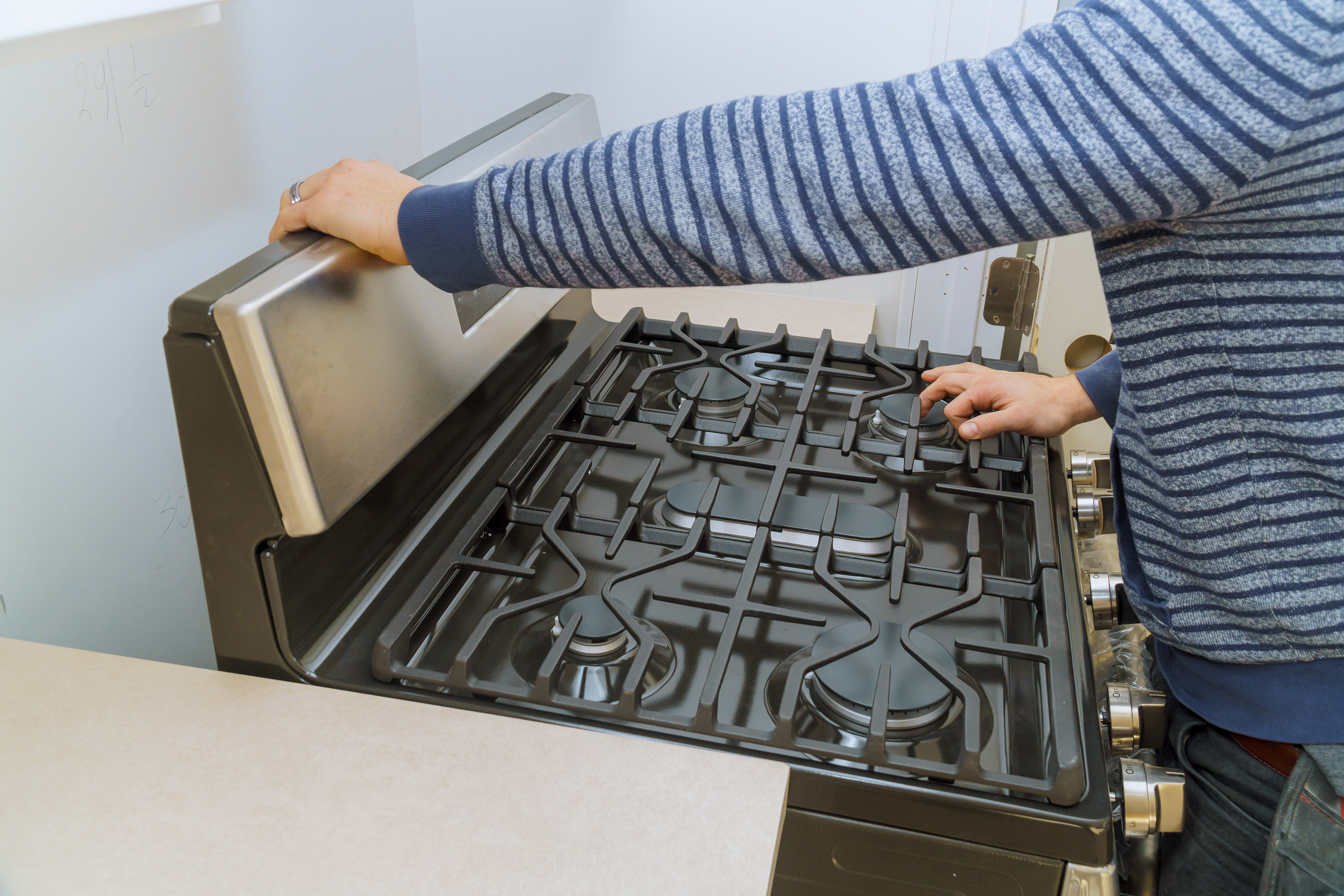 "Whatever lies between the side of my oven and the cabinet next to it ...