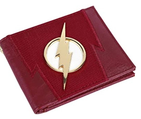 Cartera con el logo de The Flash