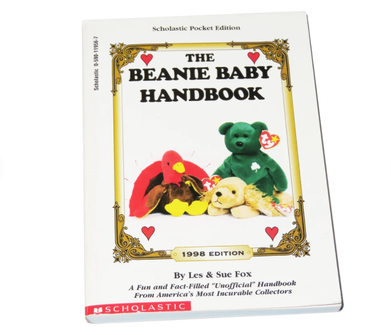 White Beanie Baby book called &quot;The Beanie Baby Handbook&quot;