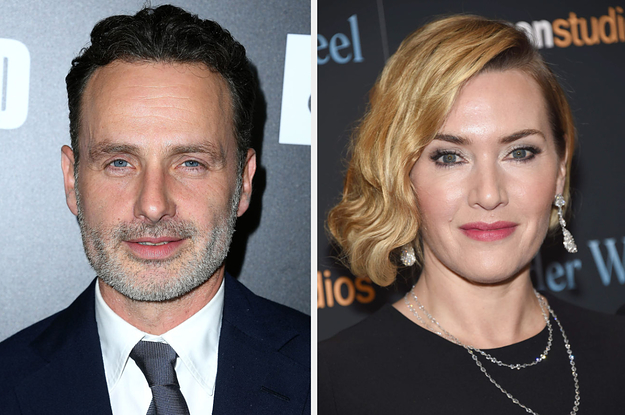 Andrew Lincoln next to Kate Winslet