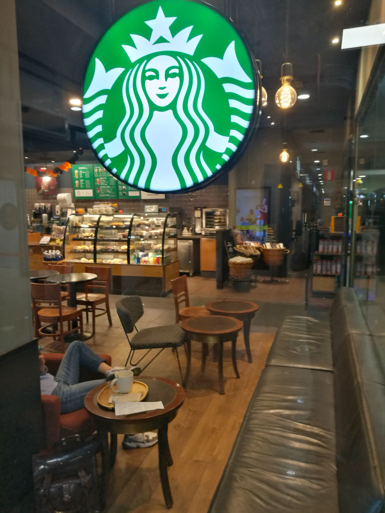 A Starbucks Coffee store