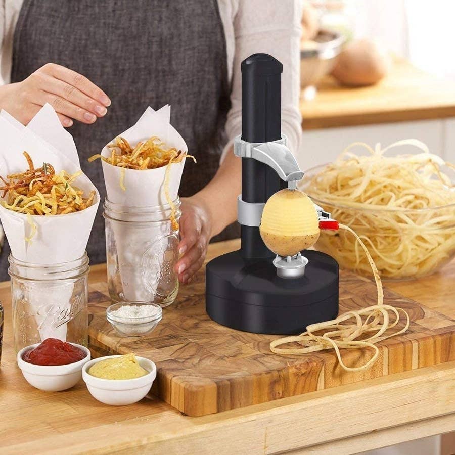 Electric Rotato Peeler with 13 Replacement Blades Kitchen Automatic  Rotating Peeling Tool for Fruit & Vegetable