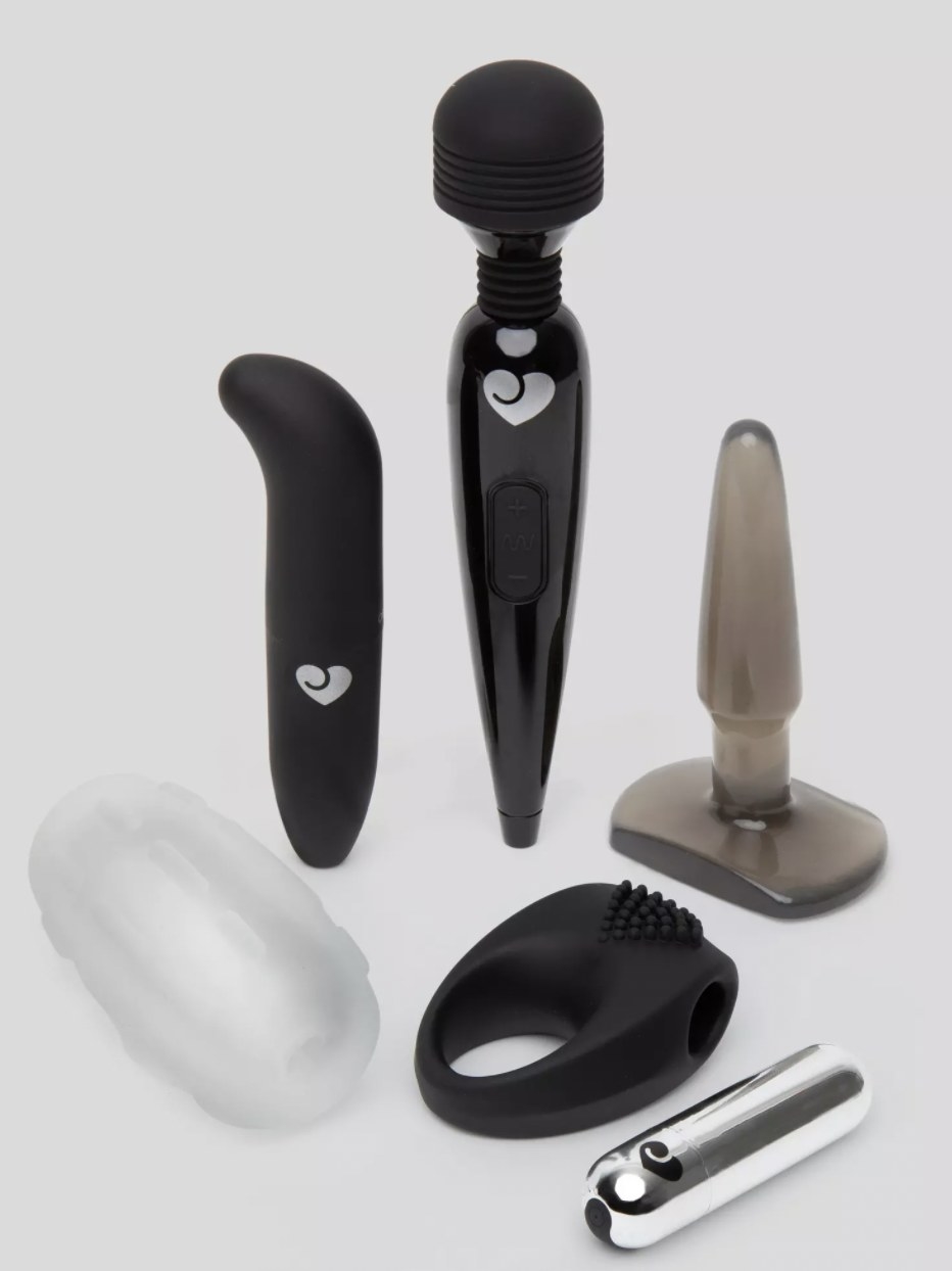 The six-piece sex toy kit